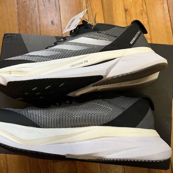 Adidas Adizero Boston 12 Running Shoes – Men’s Size 8 | Core Black / Carbon main image 12